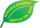 Hypo-allergenic-gentle on skin